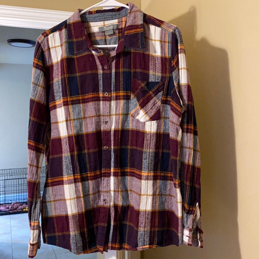 Naturals Plaid button down